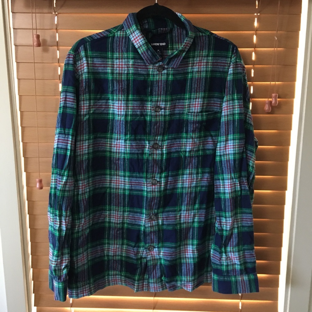 Land’s End cozy flannel men’s PJs